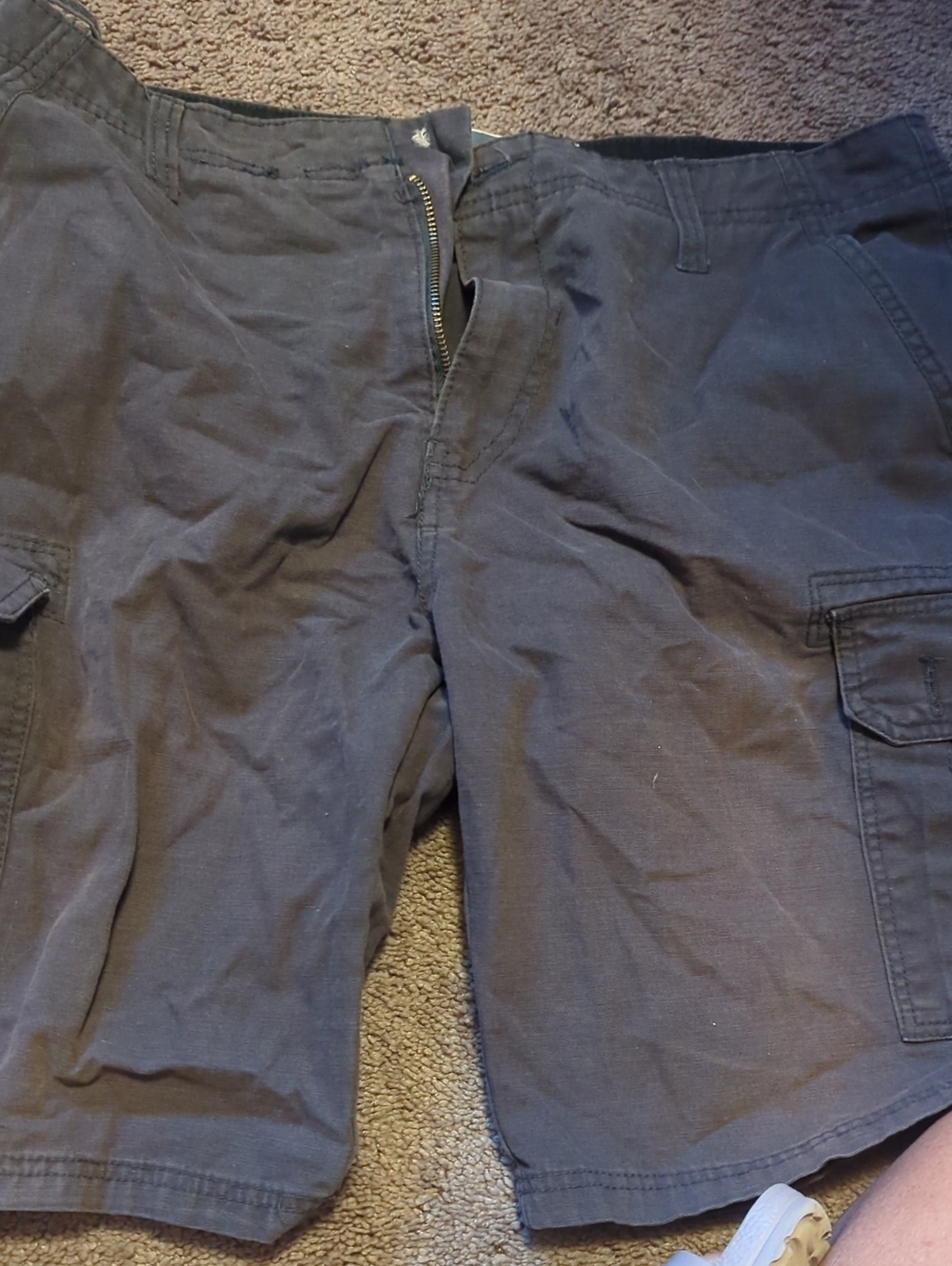 Men's Cargo Shorts - Dark Gray Blue
